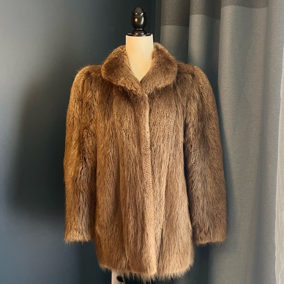 DASCO Jackets & Blazers - ✨ Vintage ✨ DASCO Fur Coat, Women's Size: Small, Brown